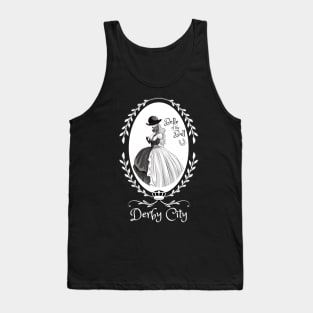 Derby City Collection: Belle of the Ball 8 (Black) Tank Top